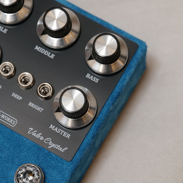 HTJ-WORKS/Valve Crystal 12AX7 Tube Preamp Black Top Dark Blue