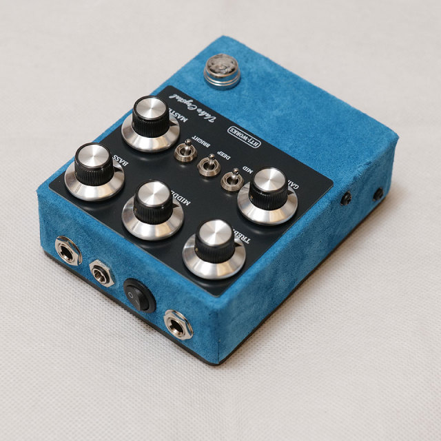HTJ-WORKS/Valve Crystal 12AX7 Tube Preamp Black Top Dark Blue