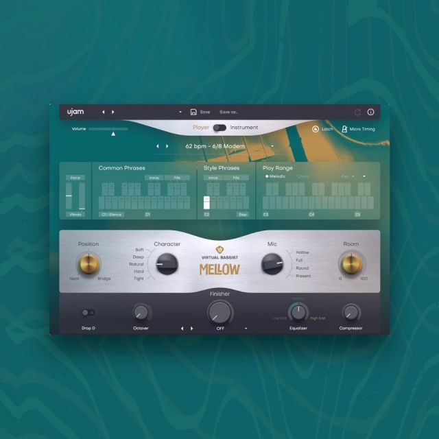UJAM/VIRTUAL BASSIST - MELLOW 2【～05/13  期間限定特価キャンペーン】【オンライン納品】