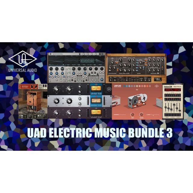 UNIVERSAL AUDIO/UAD Electronic Music Bundle 3【オンライン納品】