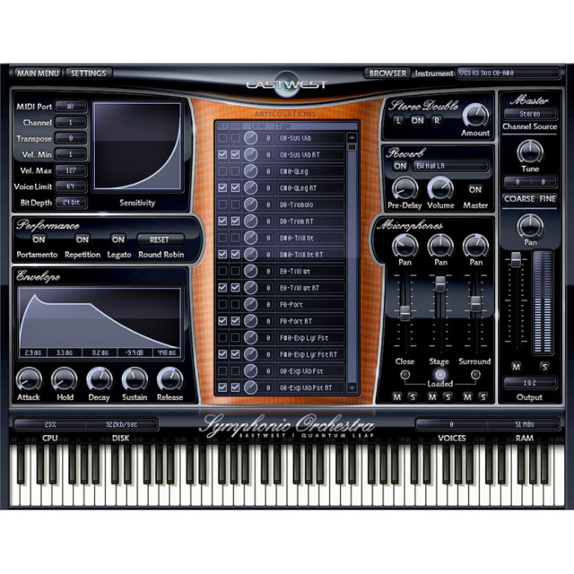 EASTWEST/SYMPHONIC ORCHESTRA PLATINUM ダウンロード版