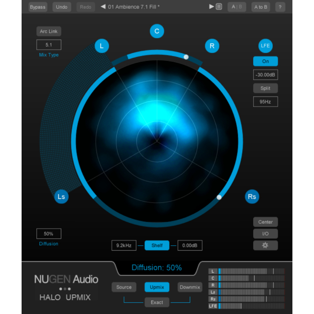 NuGen Audio/Halo Upmix with 3D Immersive extension【オンライン納品】