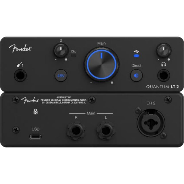 Fender Studio/Quantum LT 2 USB-C Audio Interface