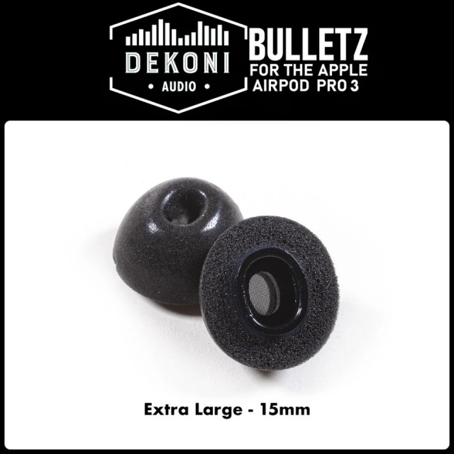 DEKONI AUDIO/DEKONI BULLETZ APP3 XL1【XLサイズ1ペア】【ETZ-APP3-XL1】【ネコポス発送】