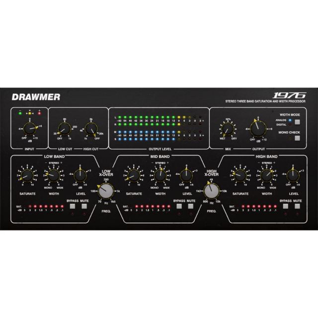 Softube/Drawmer 1976 Three Band Saturator【～07/28 期間限定特価キャンペーン】【オンライン納品】