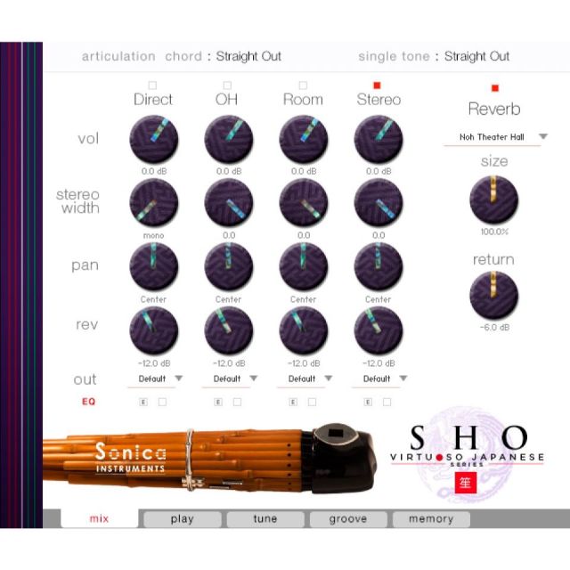 Sonica Instruments/SHO（笙）【ソフトウェア音源】【オンライン納品