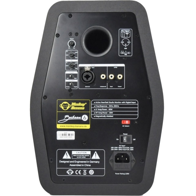 【美品】 Monkey Banana モニタースピーカー Baboon6 ② Monkey Bananaのモニタースピーカー、 Baboon 6のご紹介です