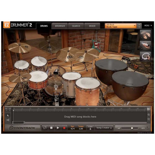 TOONTRACK/EZX ALT-ROCK【オンライン納品】