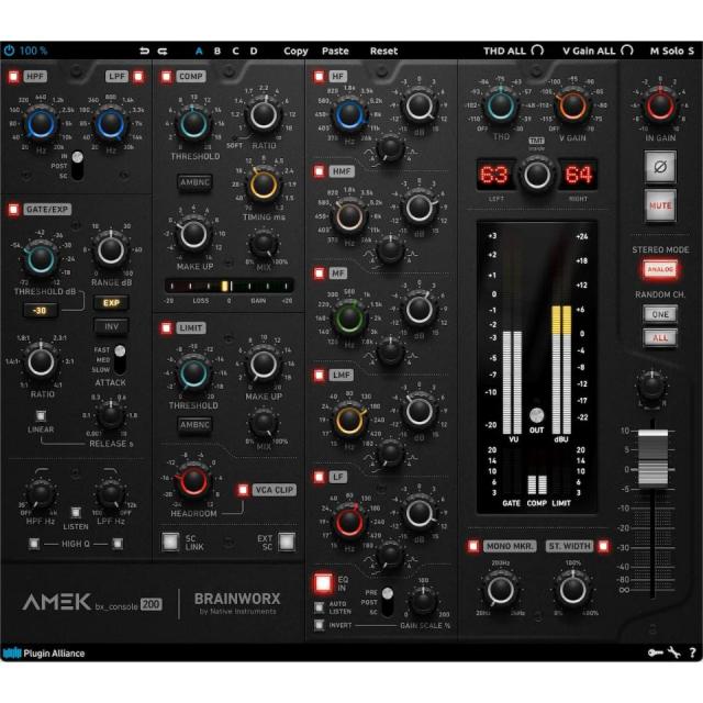 Plugin Alliance/Brainworx bx_console AMEK 200【～05/31 期間限定特価キャンペーン】【オンライン納品】【在庫あり】