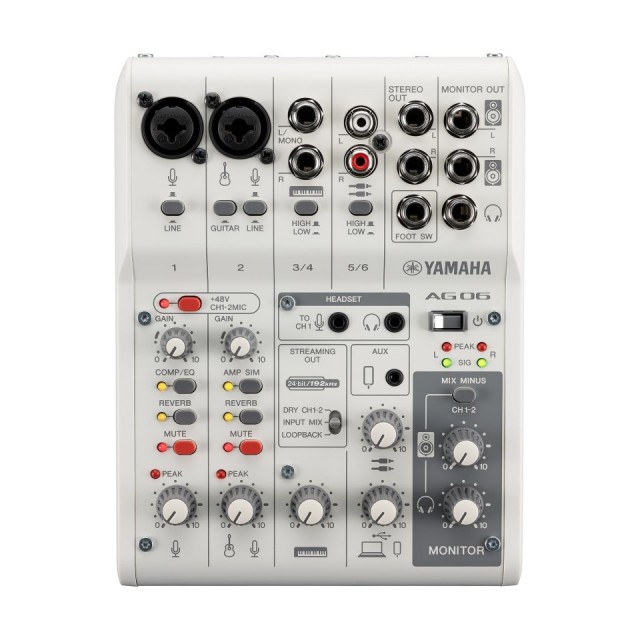 YAMAHA/AG06MK2 White