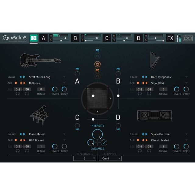 UVI/Quadra:Muted&Harmonics【～04/02期間限定特価キャンペーン】【オンライン納品】