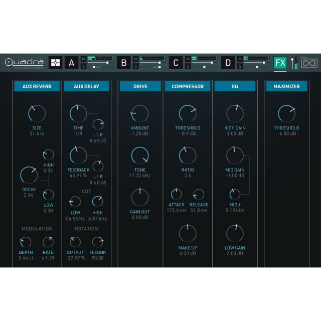 UVI/Quadra:Muted&Harmonics【～04/02期間限定特価キャンペーン】【オンライン納品】