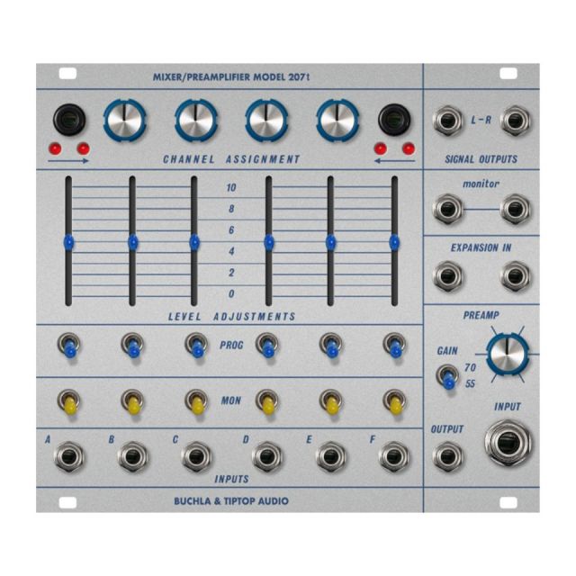 Tiptop Audio/Buchla 207t Mixer / Preamp