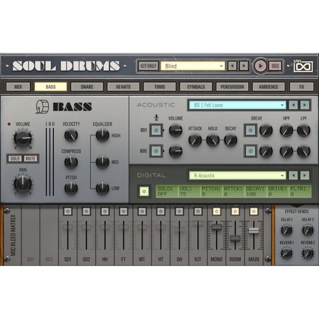 UVI/SoulDrums【～04/02期間限定特価キャンペーン】【オンライン納品】