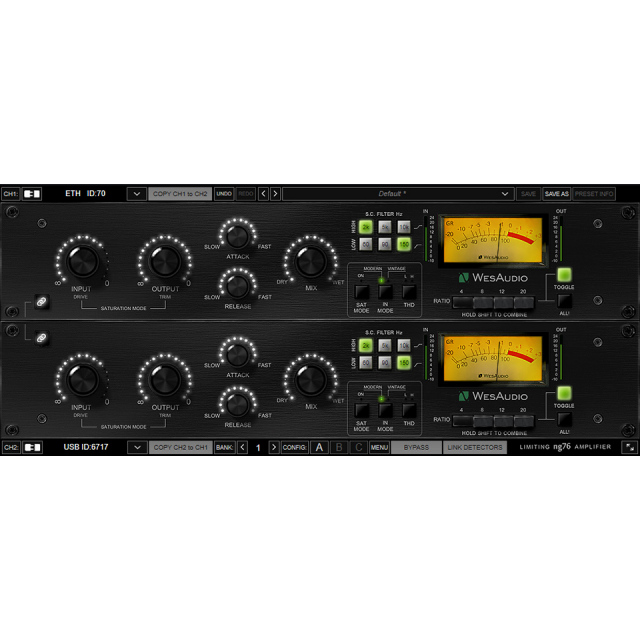 Wes Audio/ng76 Stereo Matched Pair