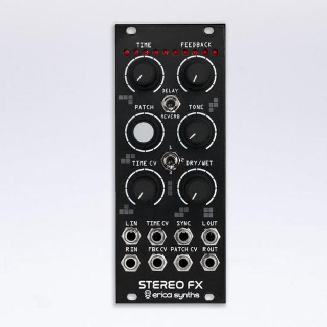 Erica Synths Black Stereo Delay モジュラーシンセ
