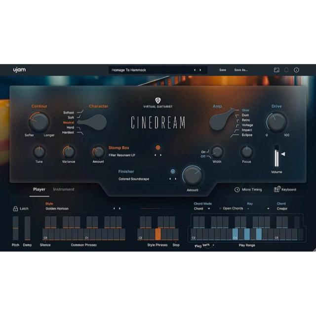 UJAM/Virtual Guitarist CINEDREAM【～08/03 期間限定特価キャンペーン】【オンライン納品】