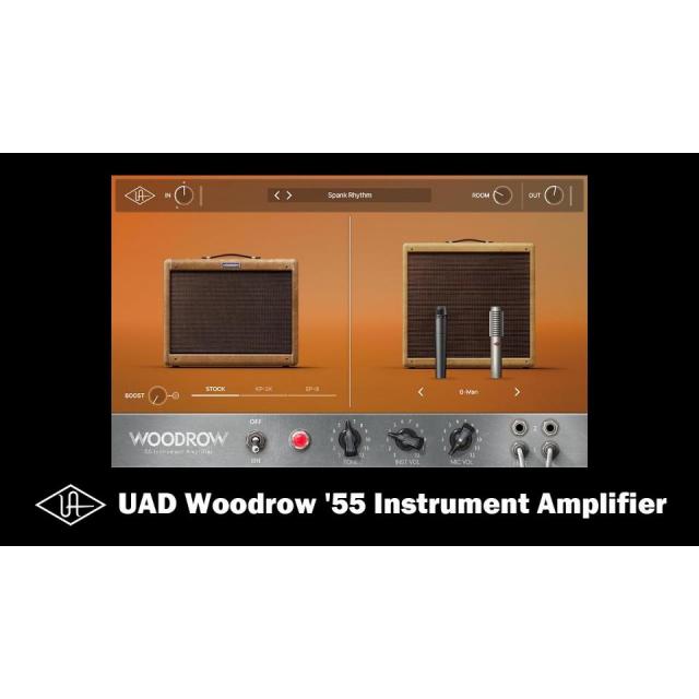UNIVERSAL AUDIO/UAD Woodrow '55 Instrument Amplifier【オンライン納品】