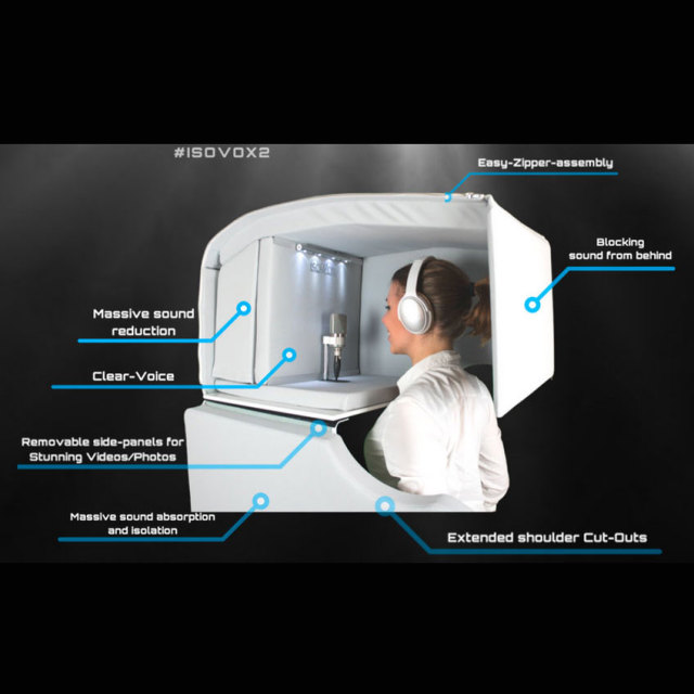 ISOVOX/ISOVOX 2【パーソナル防音ブース】【定番】【SPスタンド  