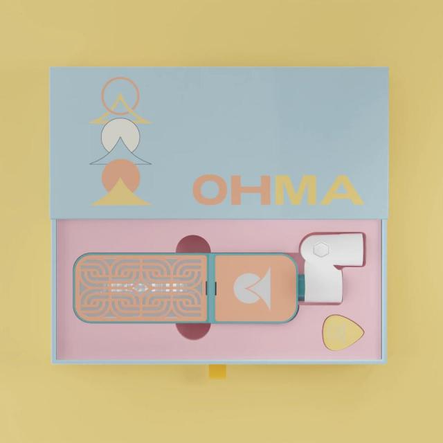 Ohma World/Ohma Ribbon【Teal/Apricot】