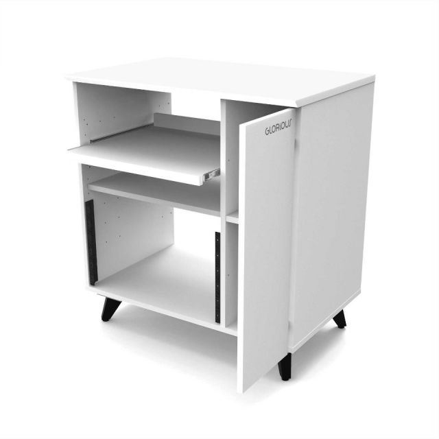 GLORiOUS/Modular Side Rack WH【スタジオデスク】【メーカー直送/送料加算地域あり】