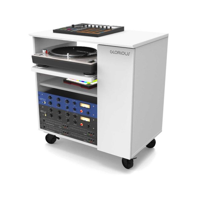 GLORiOUS/Modular Side Rack WH【スタジオデスク】【メーカー直送/送料