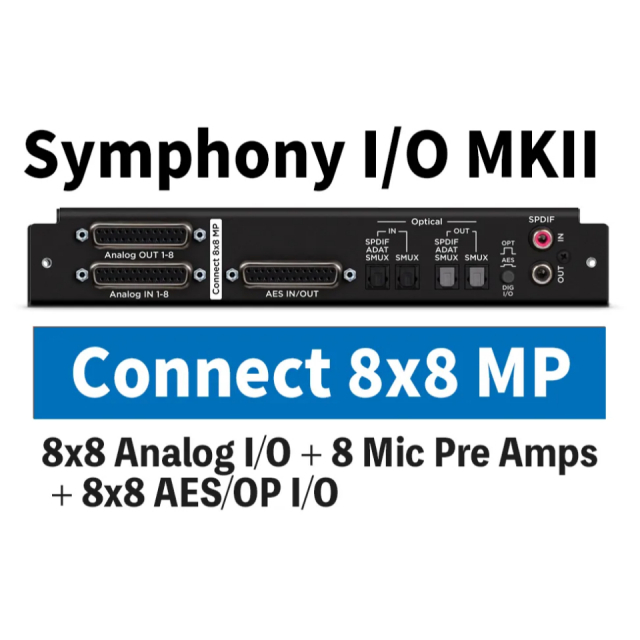 APOGEE/Symphony I/O MKII Thunderbolt 【TB2 8x8MP】【～05/24 期間限定特価キャンペーン】