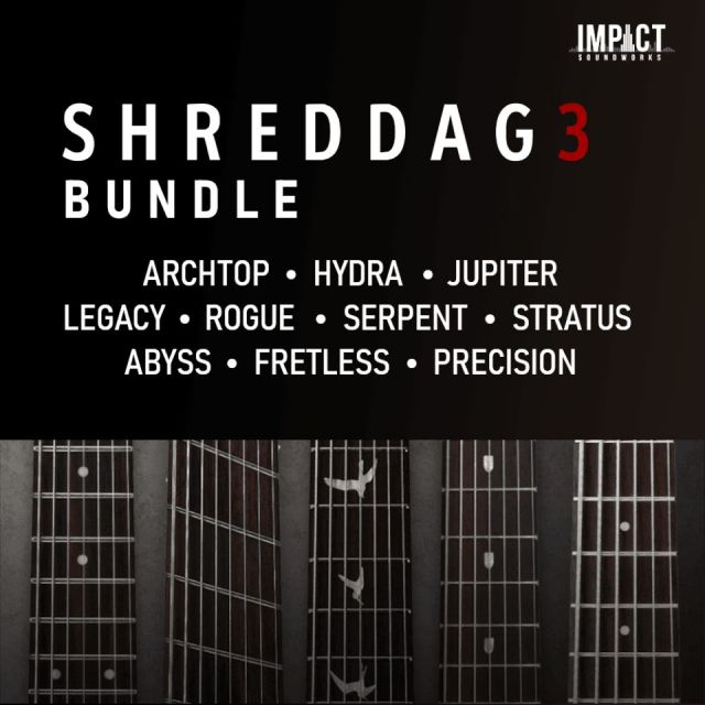 IMPACT SOUNDWORKS/SHREDDAGE 3 BUNDLE【オンライン納品】【在庫あり】