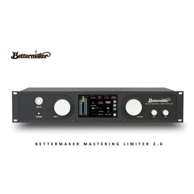 配信機器・PA機器・レコーディング機器 Bettermaker Mastering Limitter 1.0 Bettermaker Mastering Limiter 2.0 with Plug-in Control