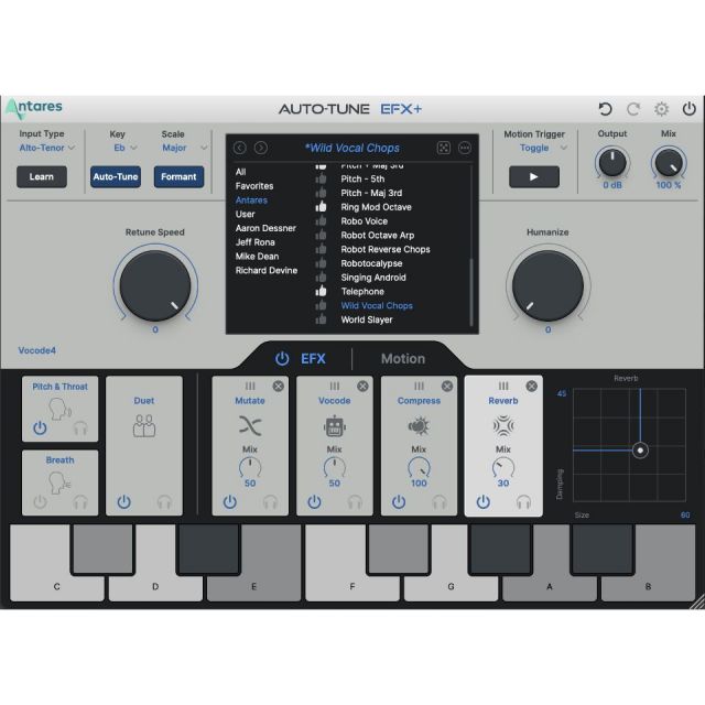Antares/Auto-Tune EFX+ 10【オンライン納品】