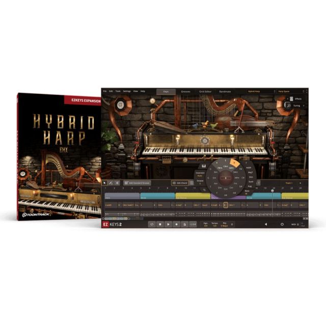 TOONTRACK/EKX - HYBRID HARP【EZ KEYSシリーズ拡張音源】【オンライン納品】【在庫あり】