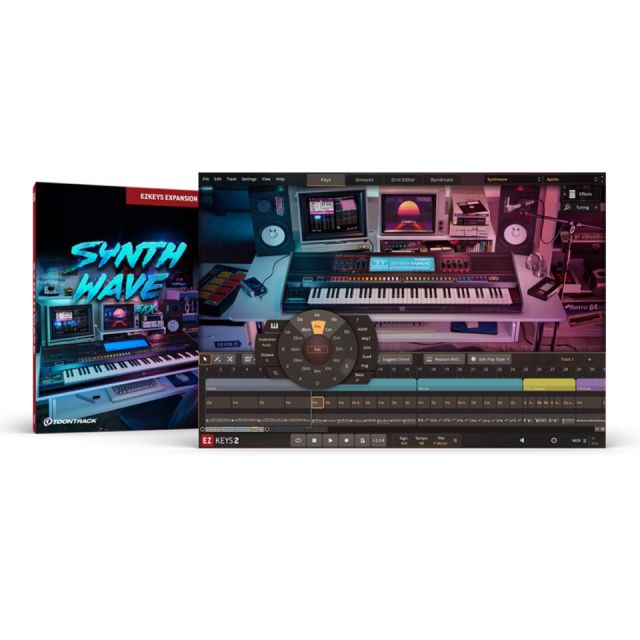 TOONTRACK/EKX SYNTHWAVE【EZ KEYSシリーズ拡張音源】【オンライン納品】【在庫あり】