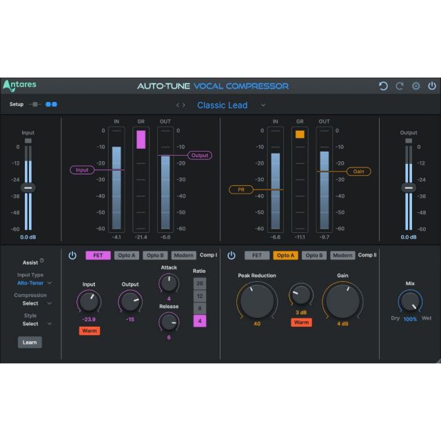Antares/AutoTune Vocal Compressor【オンライン納品】