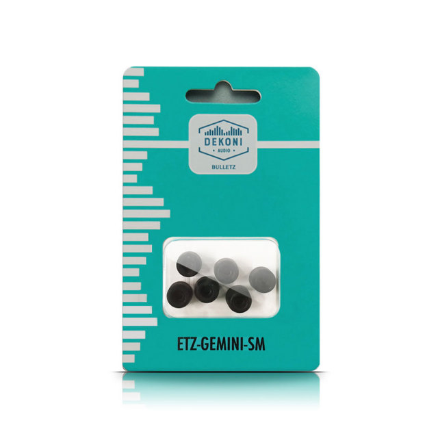 Dekoni Audio/BULLETZ GEMINI 3MM(Sサイズ3ペア)【ネコポス発送】