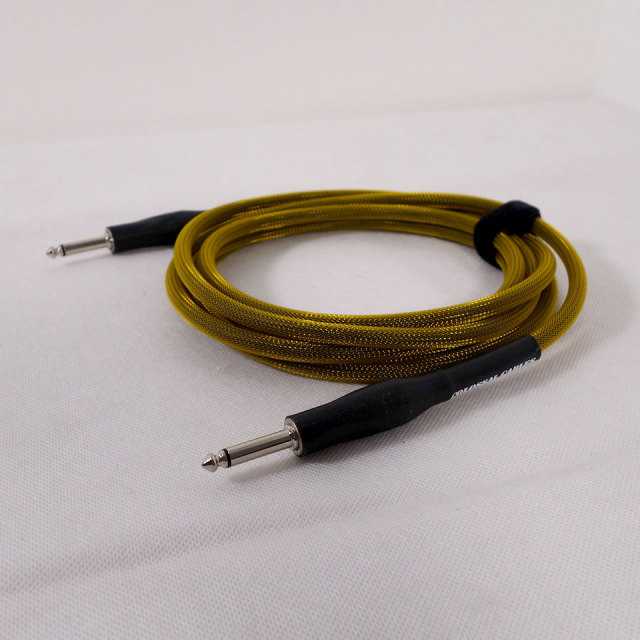 Colossal Cable/BROOKLYN INSTRUMENT CABLE 11FT Straight-Straight Upgrade Sleeving GOLD【数量限定特価】【店頭デモ機でお試し可能】【在庫あり】