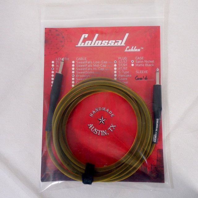 Colossal Cable/BROOKLYN INSTRUMENT CABLE 11FT Straight-Straight