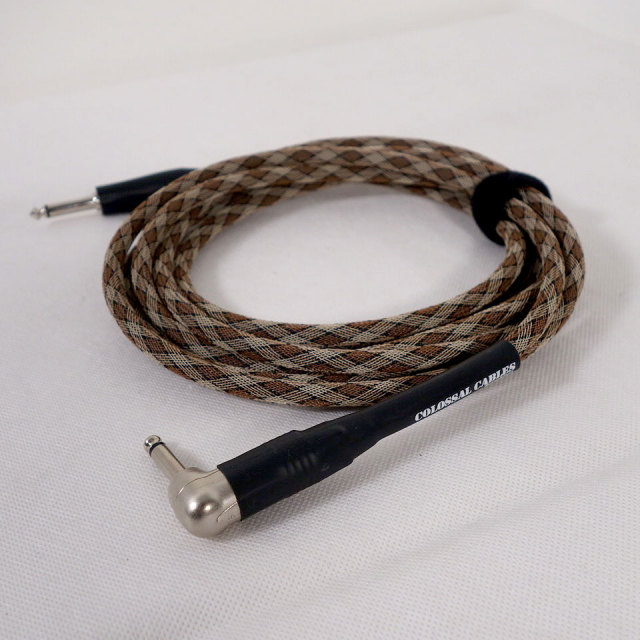 Colossal Cable/BROOKLYN INSTRUMENT CABLE 11FT Straight-Right Upgrade Sleeving SNAKE【在庫あり】【2506R2】