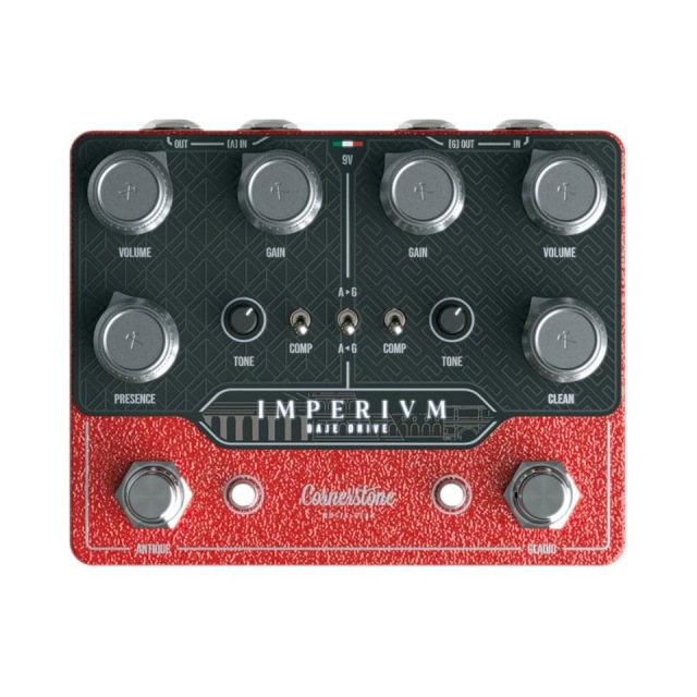 ギター Cornerstone IMPERIVM Imperium V2 Dual Overdrive Pedal – Cornerstone Music Gear