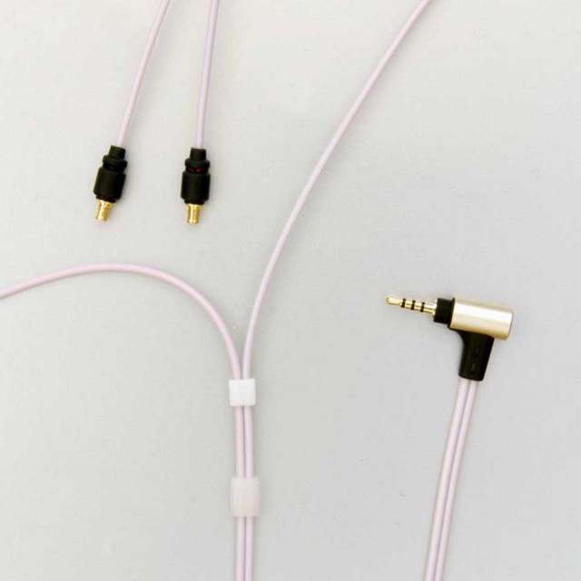 onso/iect_02 イヤホンケーブル(桃色) A2DC-2.5mm4極 1.2m【IECT_02_BL2A_MOMO_120】