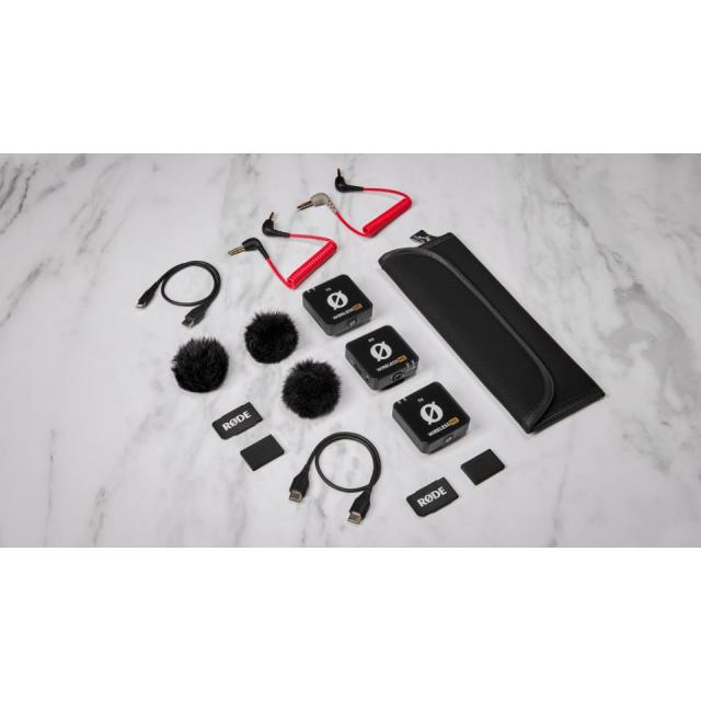 RØDE WIRELESS ME デュアルセット RODE Wireless ME Dual (WIMEDUAL)(ワイヤレスミー デュアル)(ブラック