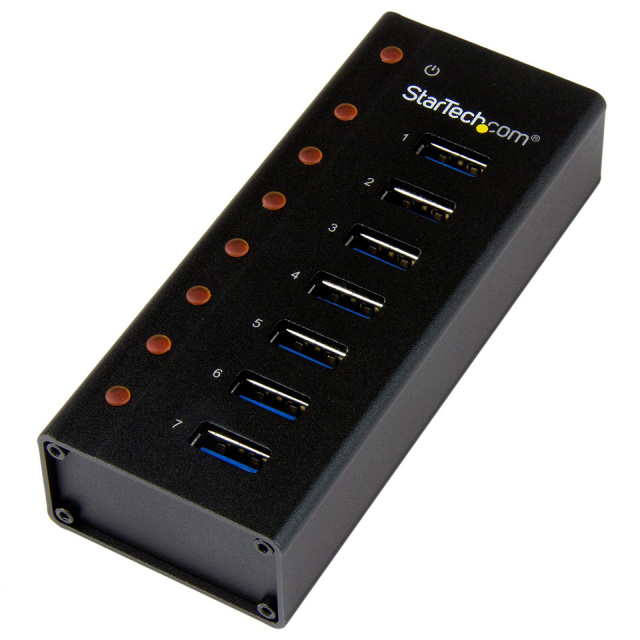 StarTech.com/7-Port USB 3.0 Hub - Desktop or Wall-Mountable Metal Enclosure【在庫あり】