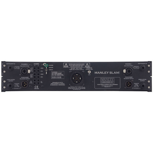 配信機器・PA機器・レコーディング機器 Manley SLAM! Stereo Limiter & Mic Pre Manley SLAM! 2-channel Tube Limiter - Mastering Version