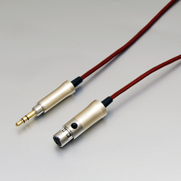 onso/hpcs_03 ヘッドホンケーブル 3.5mmステレオ-ミニXLR 1.2m【HPCS_03_UB3X_120】