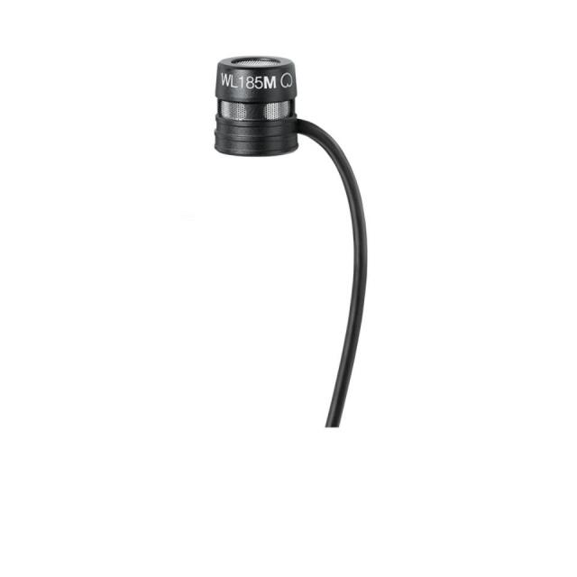 SHURE/WL185M ブラック 小型ラベリアマイクロホン【単一指向性/TA4Fコネクター】【WL185MB/C-TQG】