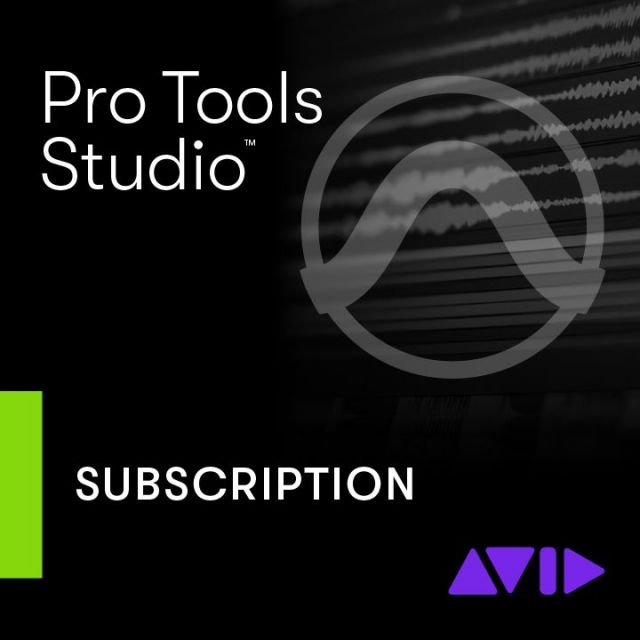 Avid/Pro Tools Studio - Annual Subscription【新規 サブスクリプション】【オンライン納品】【在庫あり】