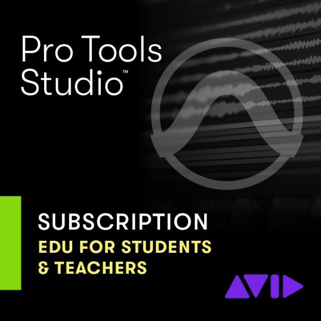 Avid/Pro Tools Studio 1-Year Subscription【アカデミック】【新規 サブスクリプション】【オンライン納品】【在庫あり】