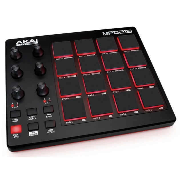 AKAI MPD218 感度アップパーツ取り付け済み AKAI/MPD218