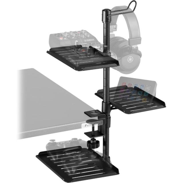 Bauhutte/オーディオインターフェーススタンド BHP-A220-BK【在庫あり】【2511R1】