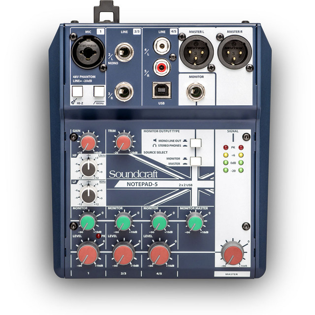 SOUNDCRAFT/Notepad-5【在庫あり】