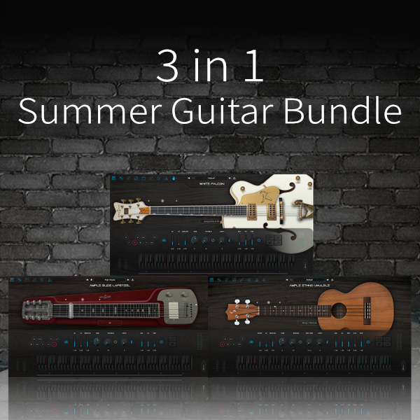 AMPLE SOUND/3-in-1 Summer Guitar Bundle【～08/20 期間限定特価キャンペーン】【オンライン納品】【在庫あり】
